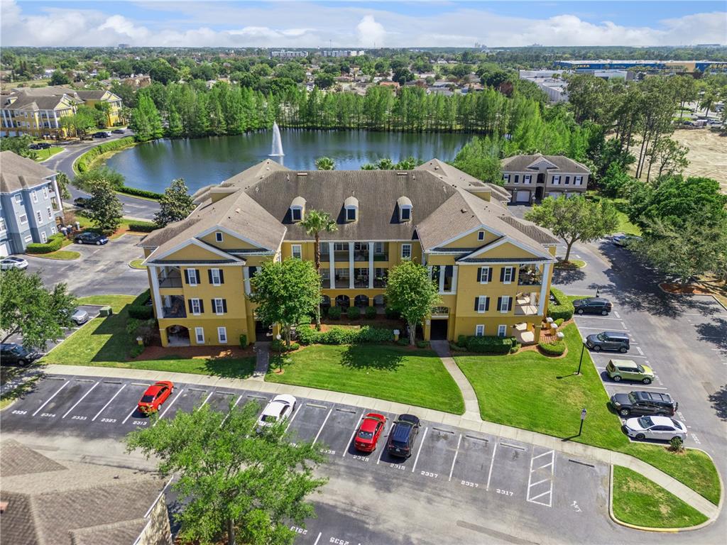 3751 Conroy Road, Unit 2325 Orlando, FL 32839 - Photo 23 of 31 an aerial view of a house with outdoor space lake view