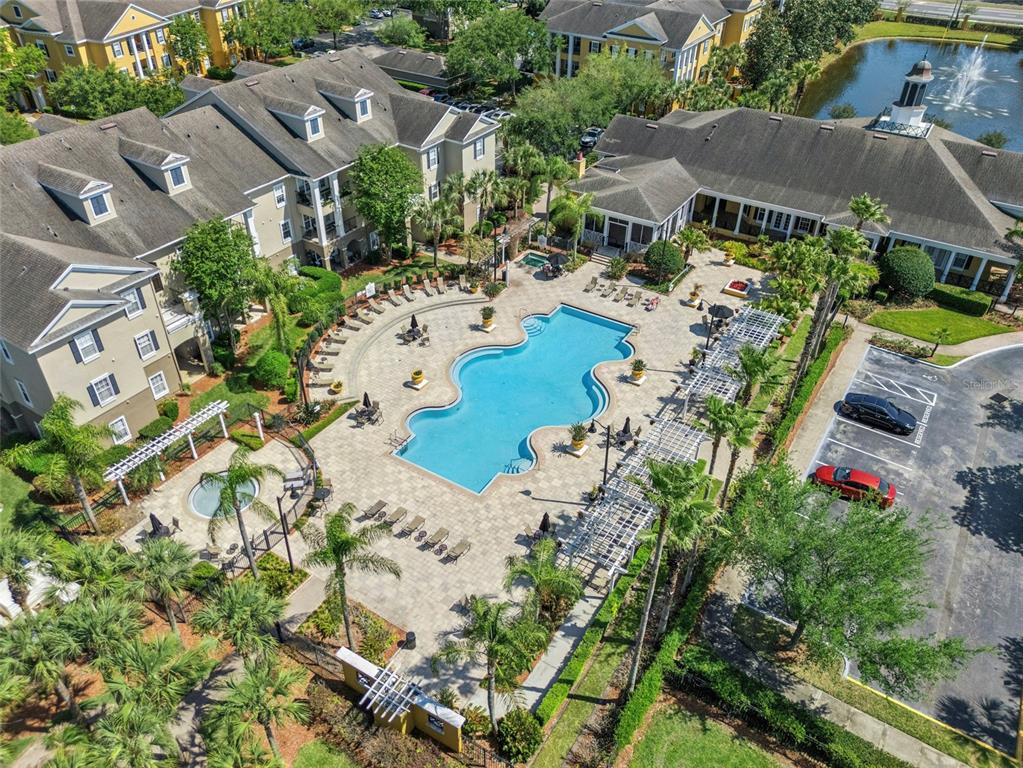 3751 Conroy Road, Unit 2325 Orlando, FL 32839 - Photo 26 of 31 an aerial view of multiple houses with yard