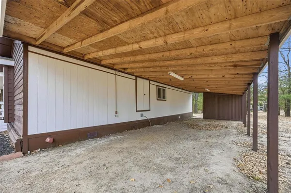 a view of a lake with a mountain