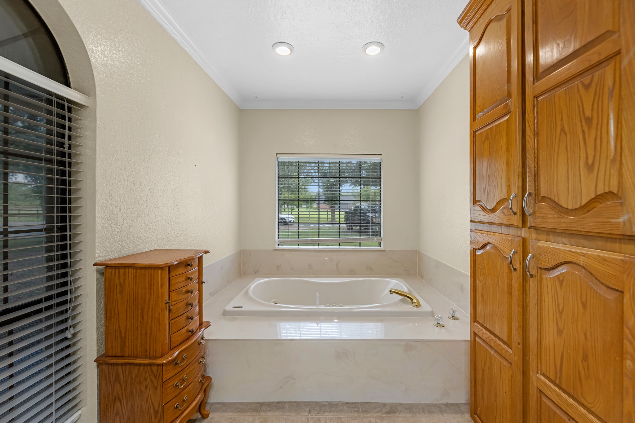 24849 County Road 48 Angleton, TX 77515 - Photo 21 of 48 a bathroom with bathtub and window