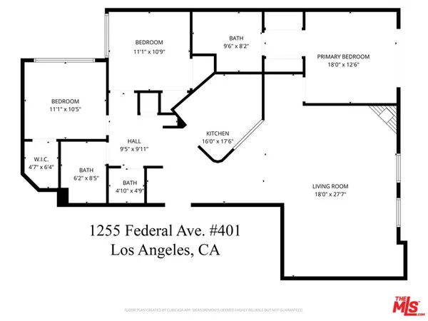 $4,500 | 1255 Federal Avenue, Unit 401, Los Angeles, CA 90025