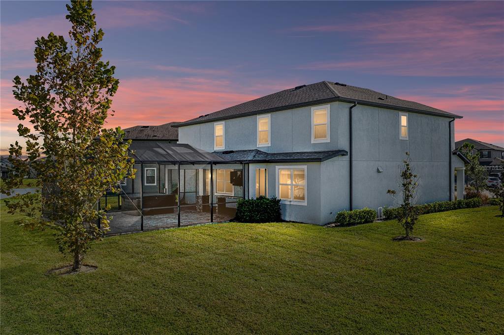 7628 Surf Reed Way Wesley Chapel, FL 33545 - Photo 49 of 76 a front view of a house with a yard