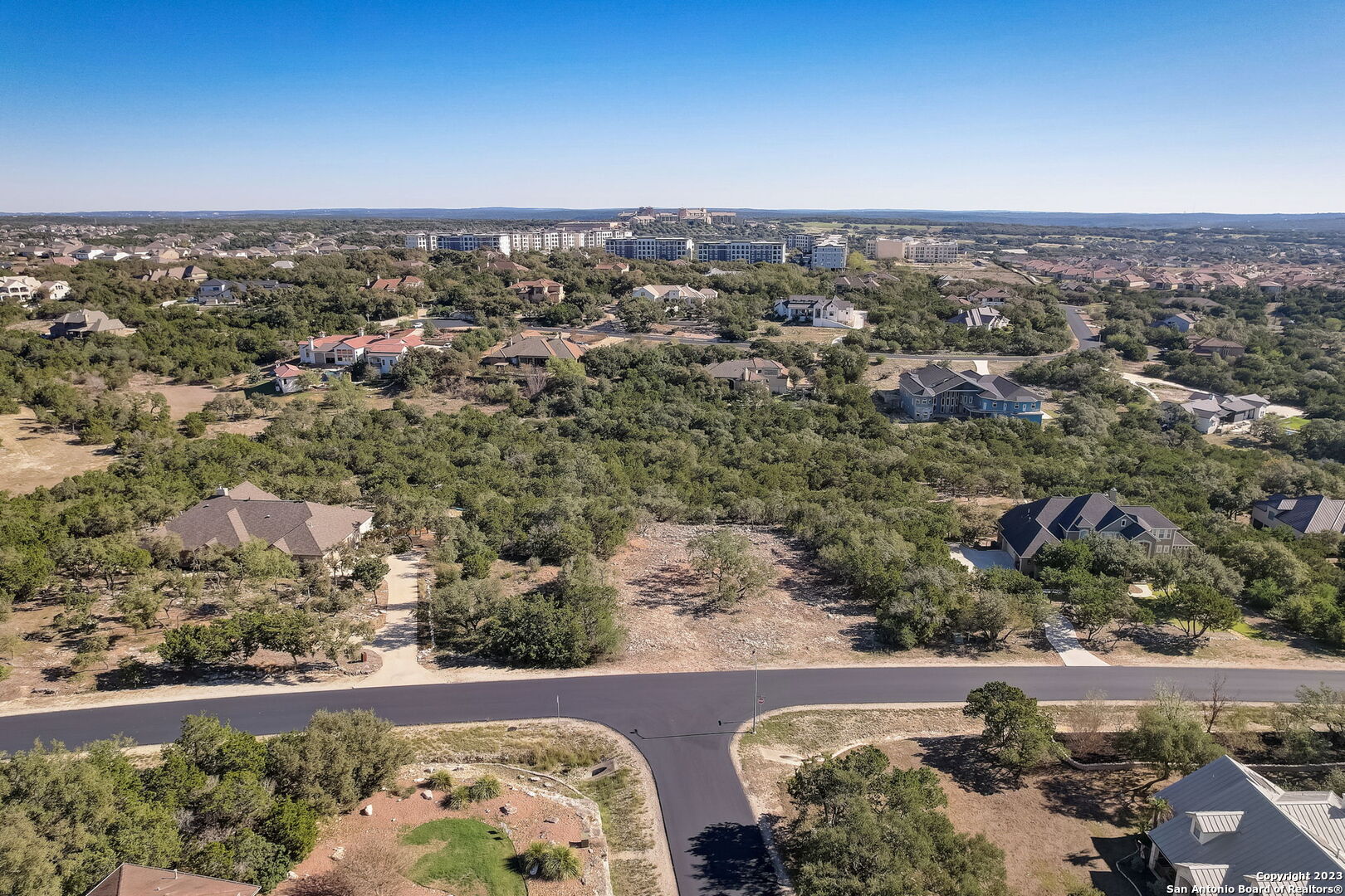22740 Fossil Ridge San Antonio, TX 78261 - Photo 5 of 18 an aerial view of a house with a garden