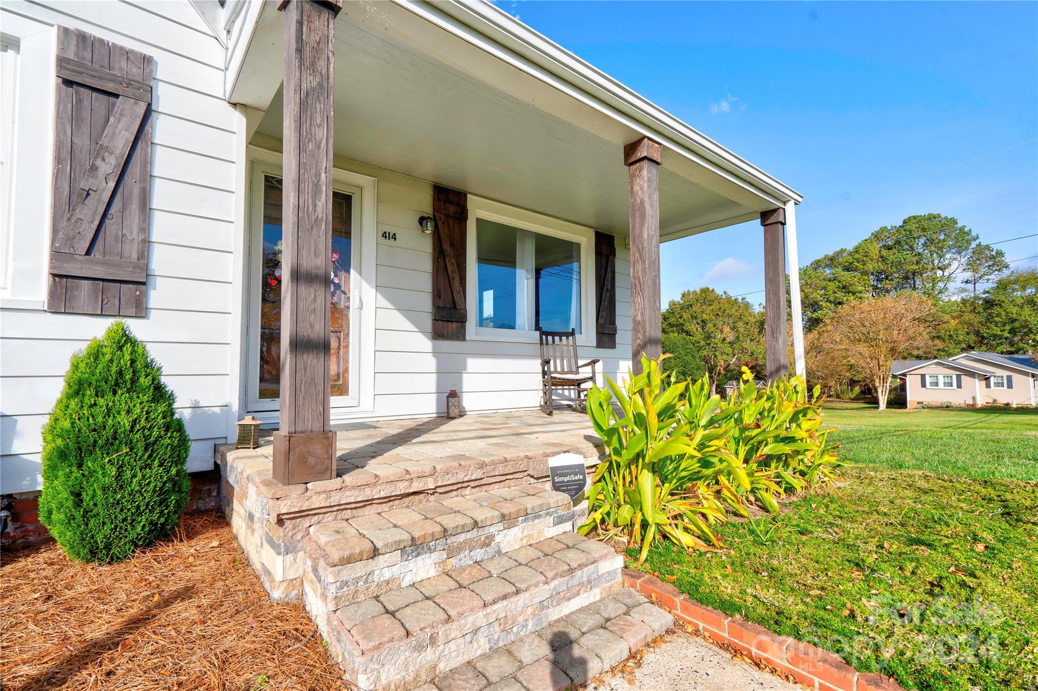 414 Poplar Springs Church Road Shelby, NC 28152 - Photo 2 of 37 a front view of a house with garden