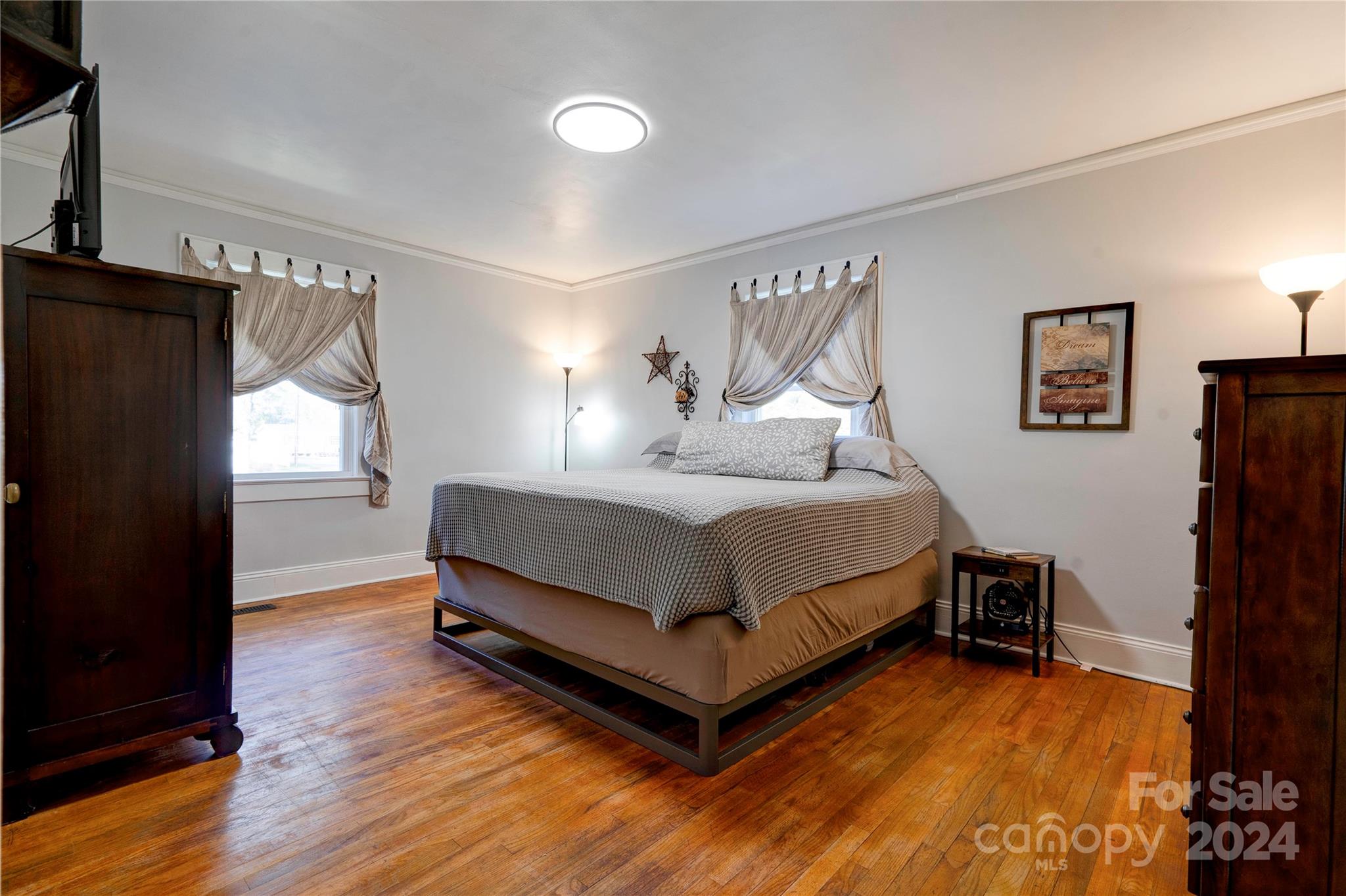 414 Poplar Springs Church Road Shelby, NC 28152 - Photo 25 of 37 a bedroom with a bed window and a table