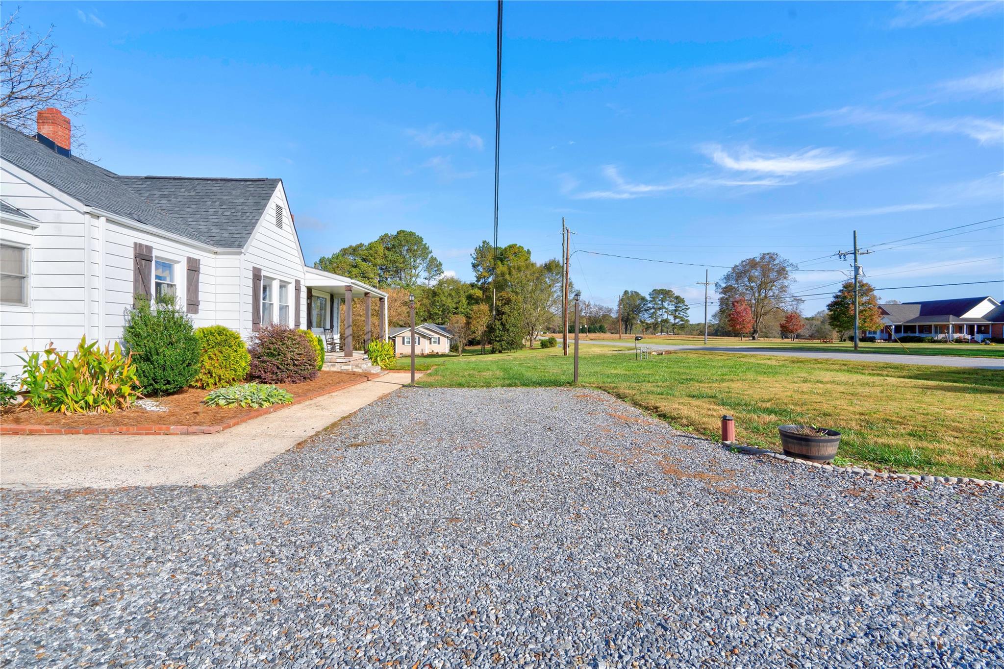 414 Poplar Springs Church Road Shelby, NC 28152 - Photo 35 of 37 a view of a house with a yard and a fountain