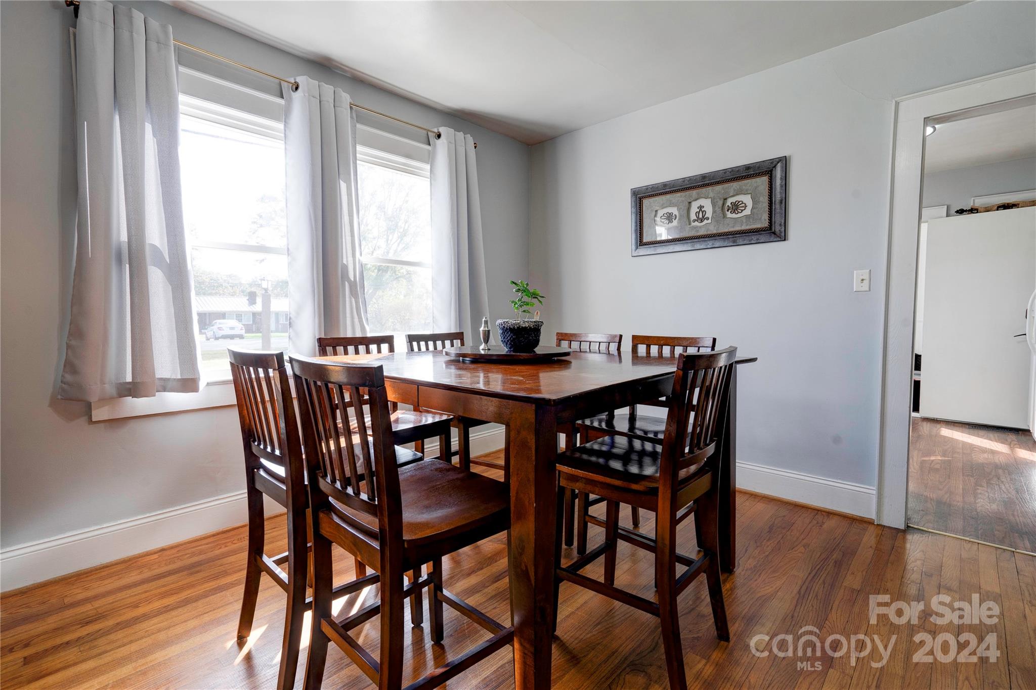 414 Poplar Springs Church Road Shelby, NC 28152 - Photo 7 of 37 a dining room with furniture and wooden floor
