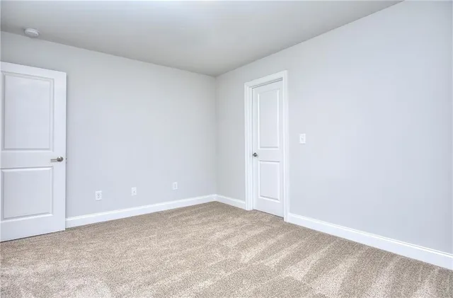 a view of an empty room