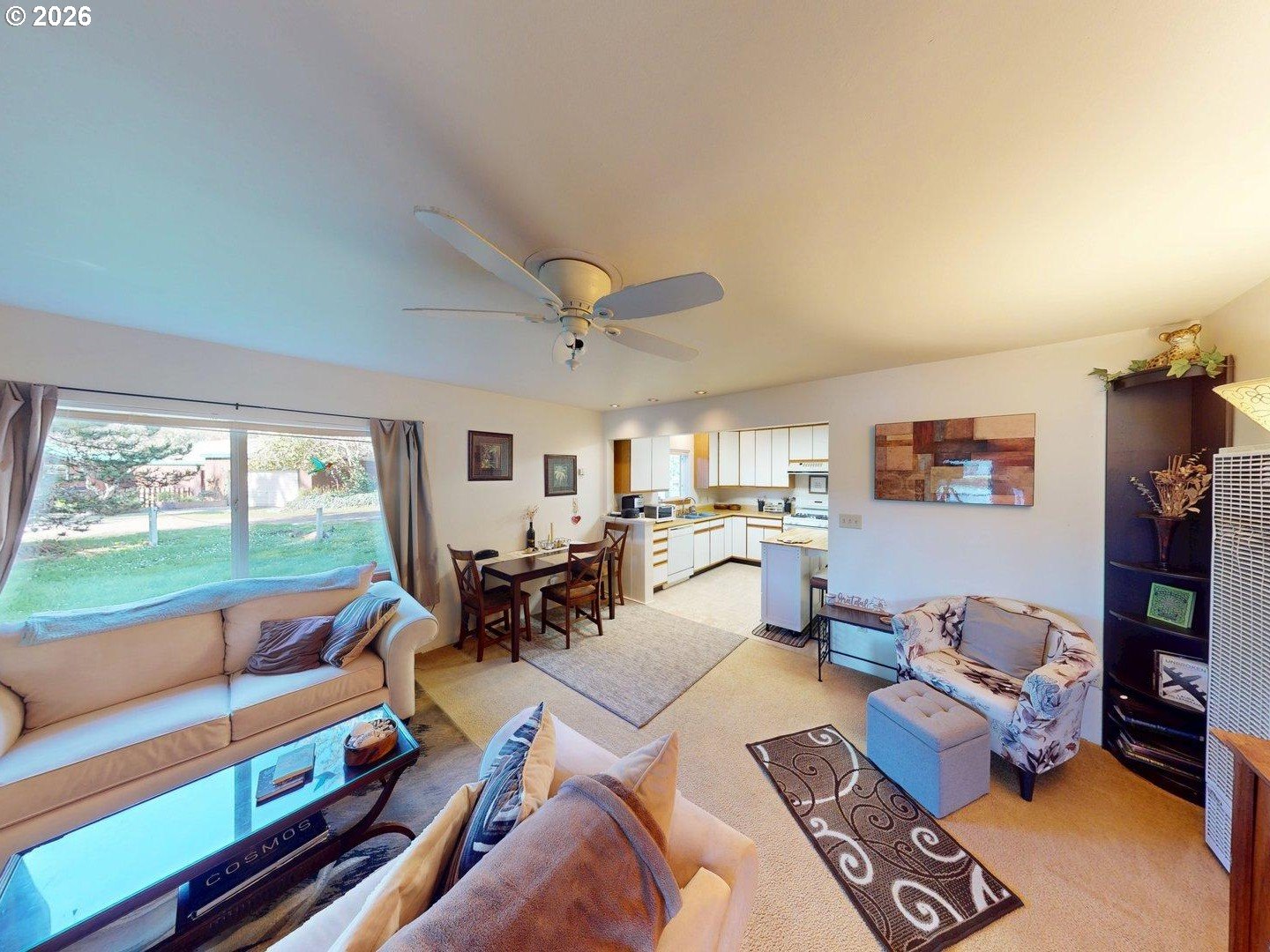 99270 Winchuck River Road Brookings, OR 97415 - Photo 17 of 40 a living room with furniture and a large window