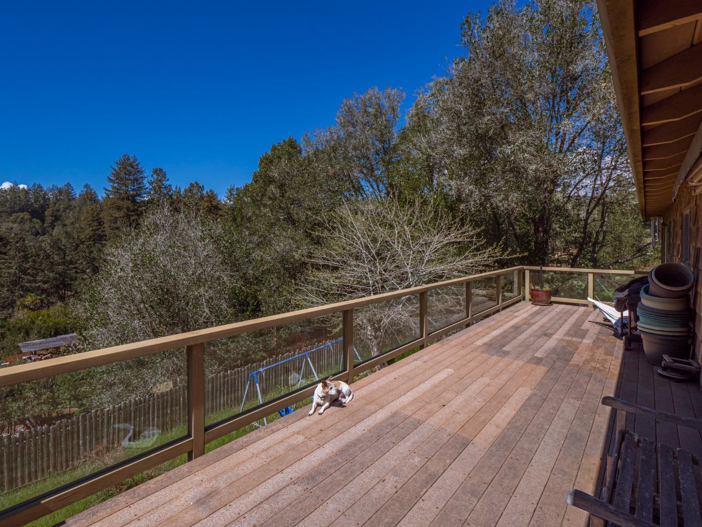 135 McKay Road Aptos, CA 95003 - Photo 44 of 57 a view of a balcony with mountain view