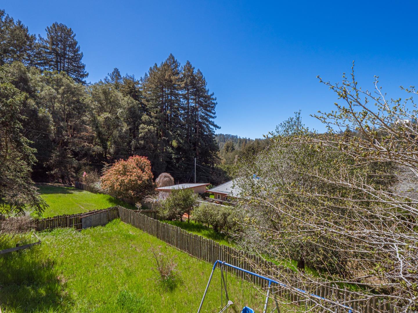 135 McKay Road Aptos, CA 95003 - Photo 52 of 57 a view of a yard with large trees