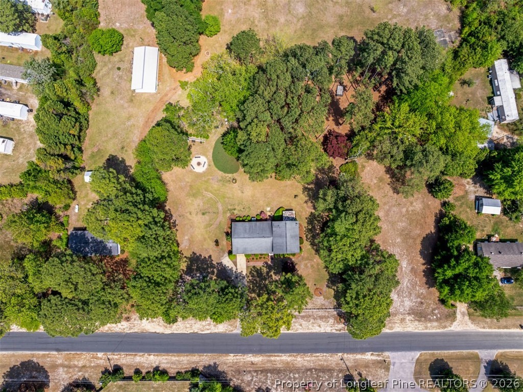 310 Canady Street Fayetteville, NC 28306 - Photo 45 of 50 an aerial view of a house with a yard and garden