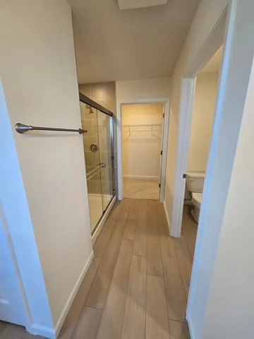 a bathroom with a toilet