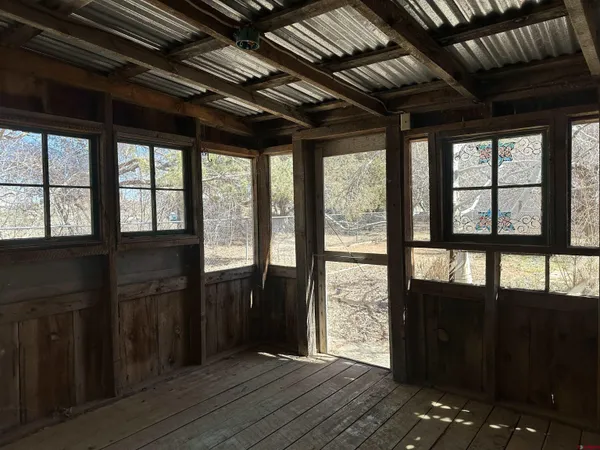 a view of front door