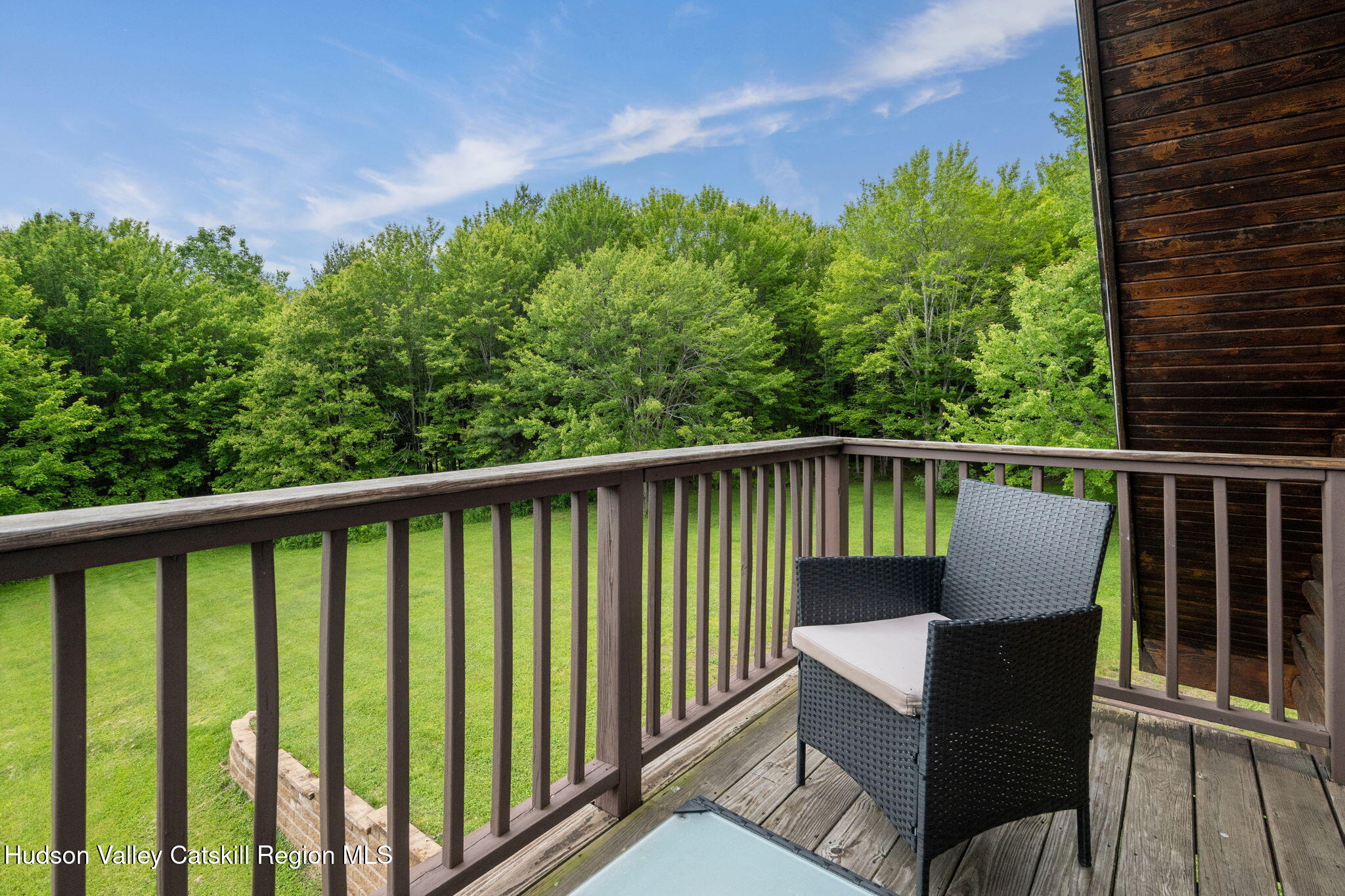552 Bear Kill Road Gilboa, NY 12076 - Photo 38 of 63 a view of a two chair in the balcony
