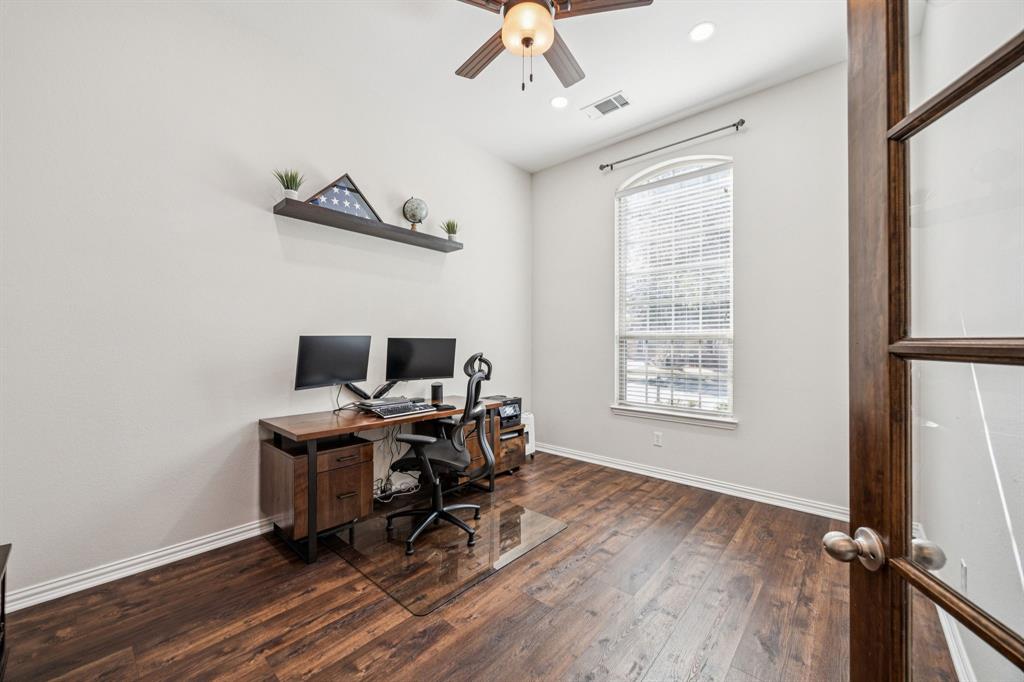 1013 Knoxbridge Road Forney, TX 75126 - Photo 11 of 39 a view of a workspace with furniture and a window
