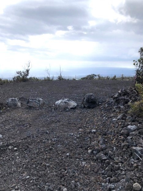 Lot A Aloha Boulevard Ocean View, HI 96704 - Photo 6 of 18 a view of a dry yard with mountains in the background
