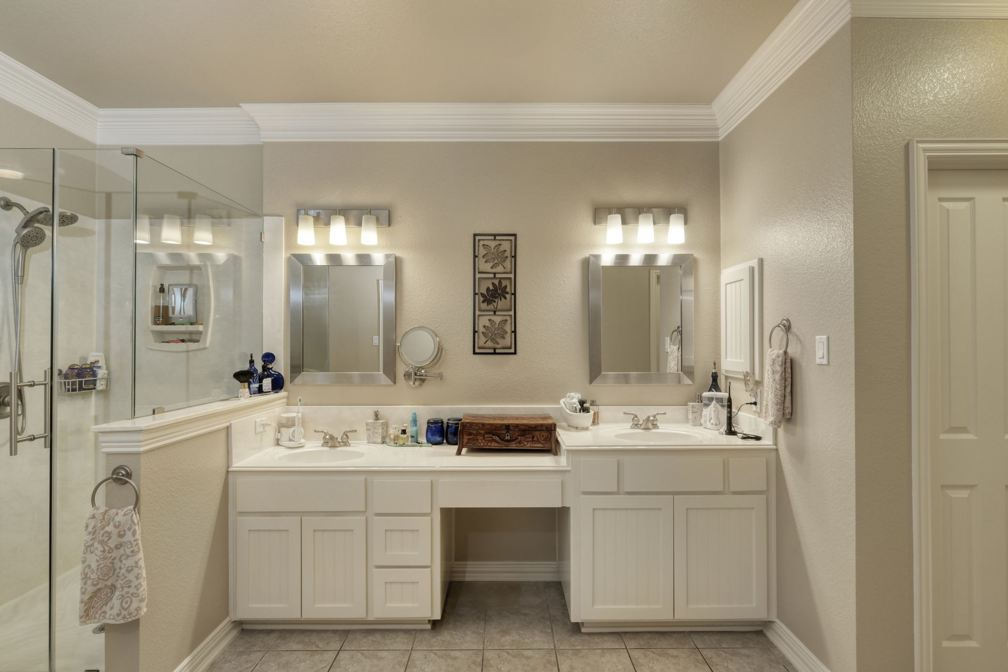 1601 Coronado Leander, TX 78641 - Photo 17 of 37 a bathroom with a sink vanity tub and shower