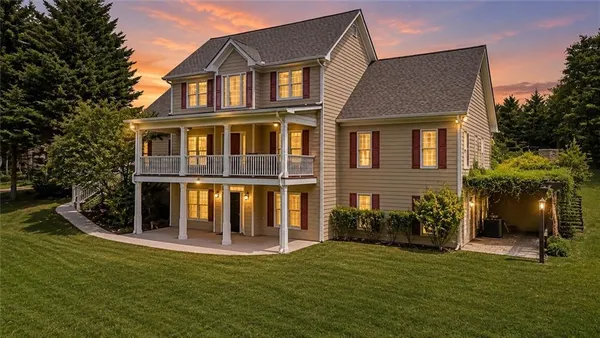 front view of house with a yard