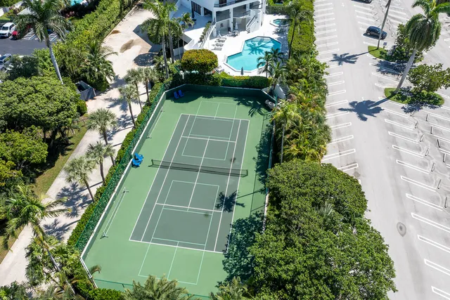 an aerial view of city