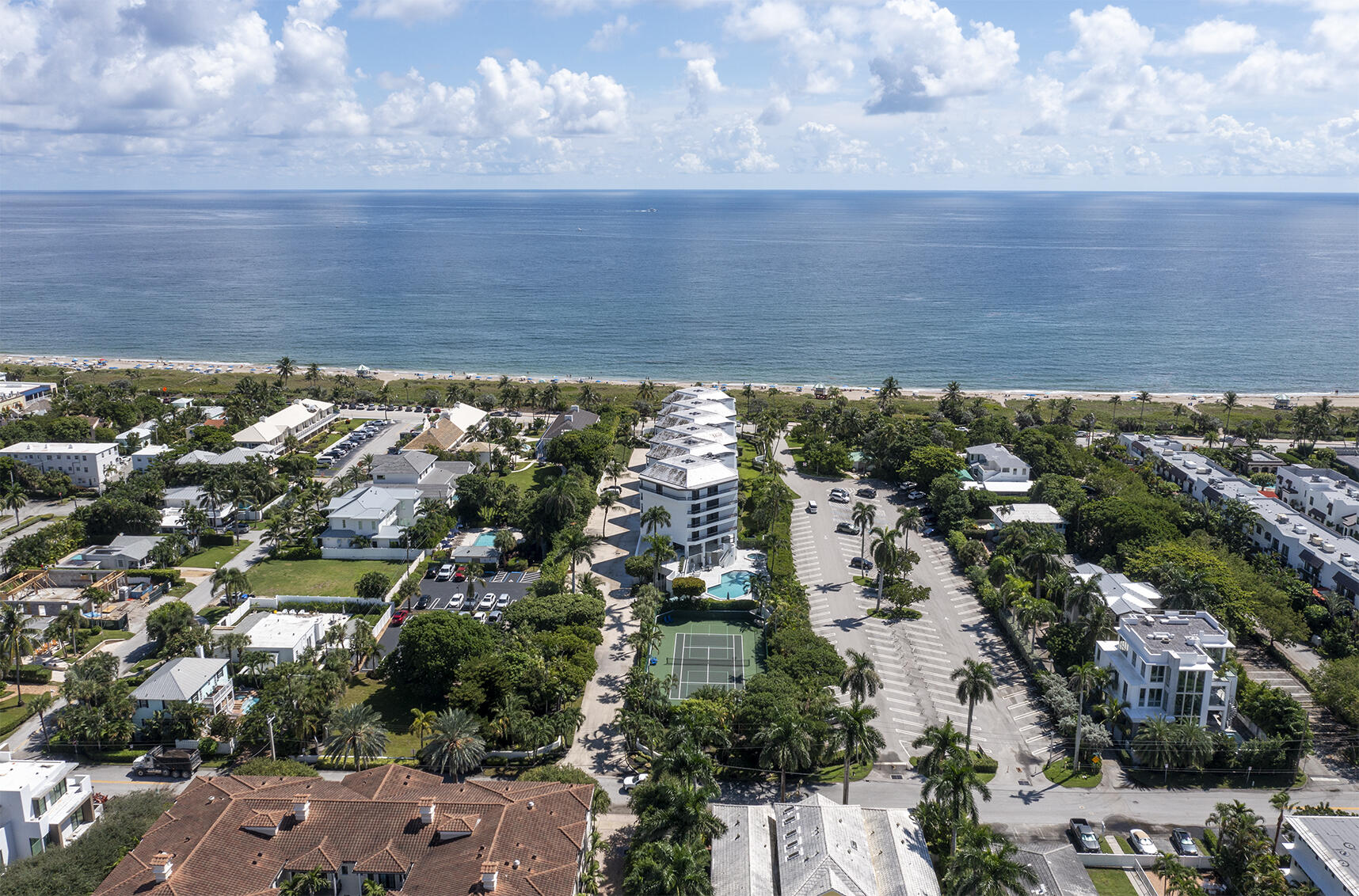 120 South Ocean Boulevard, Unit 4A Delray Beach, FL 33483 - Photo 31 of 36 an aerial view of a house with a lake