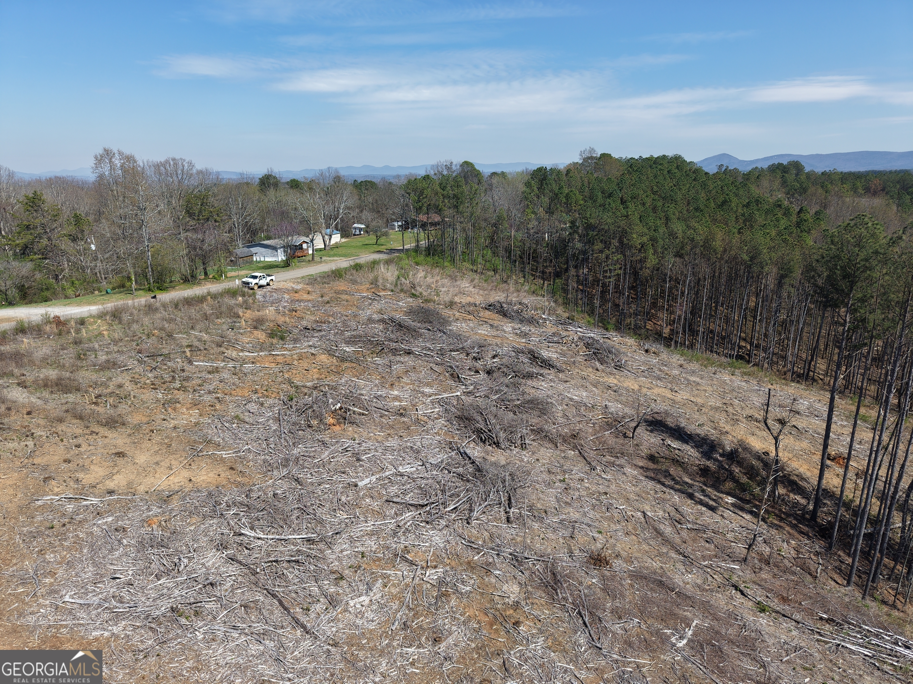 0 Young Loop, Unit 7206 PARCEL C Fairmount, GA 30139 - Photo 31 of 46 a view of a dry yard with trees in the background