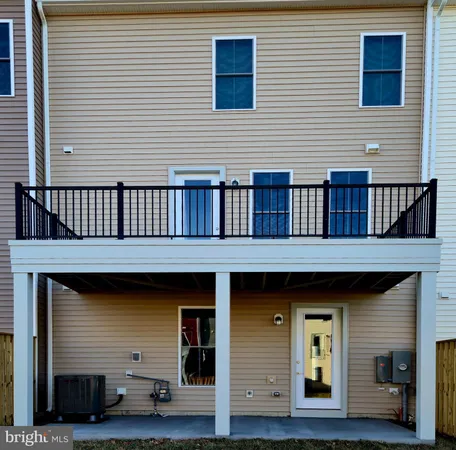 a front view of a house with balcony