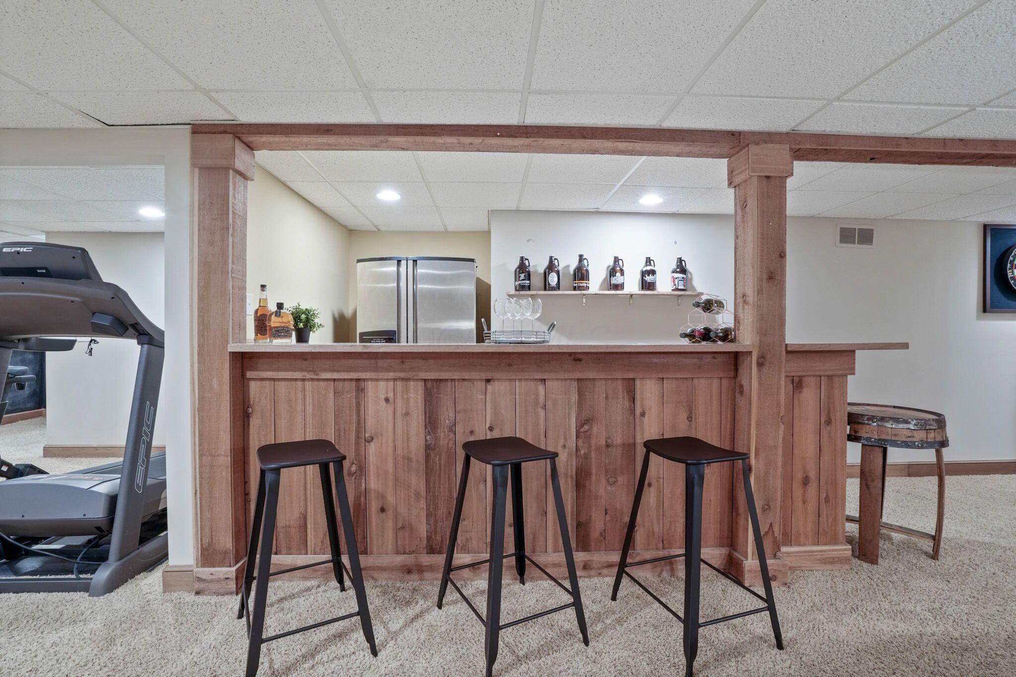 2500 Carriage Road Powell, OH 43065 - Photo 44 of 82 Finished Lower Level Bar