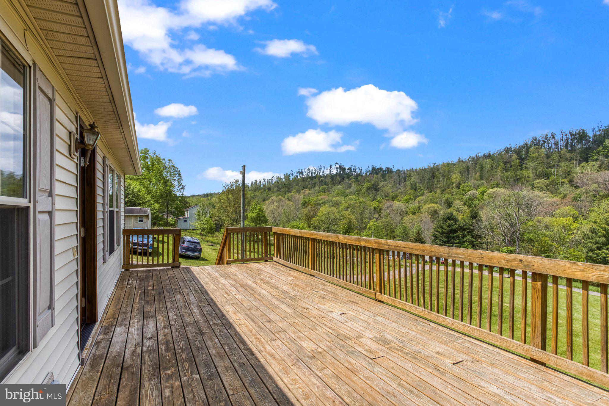 99 Wilt Road Grantsville, MD 21536 - Photo 33 of 56 Scenic deck with mountain views.