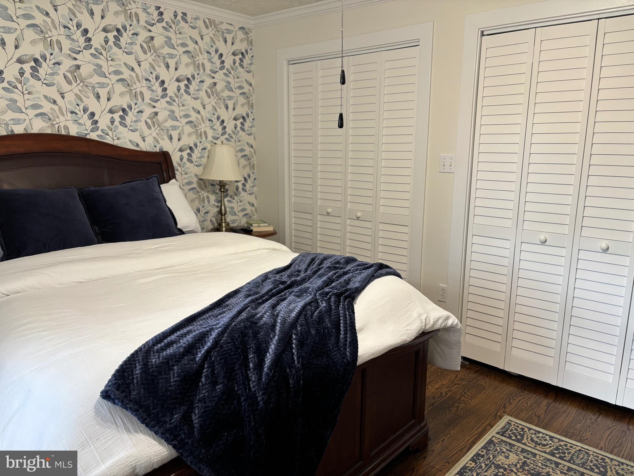 355-m F M F Bowen Road Huntingtown, MD 20639 - Photo 27 of 47 a bedroom with a bed and a closet