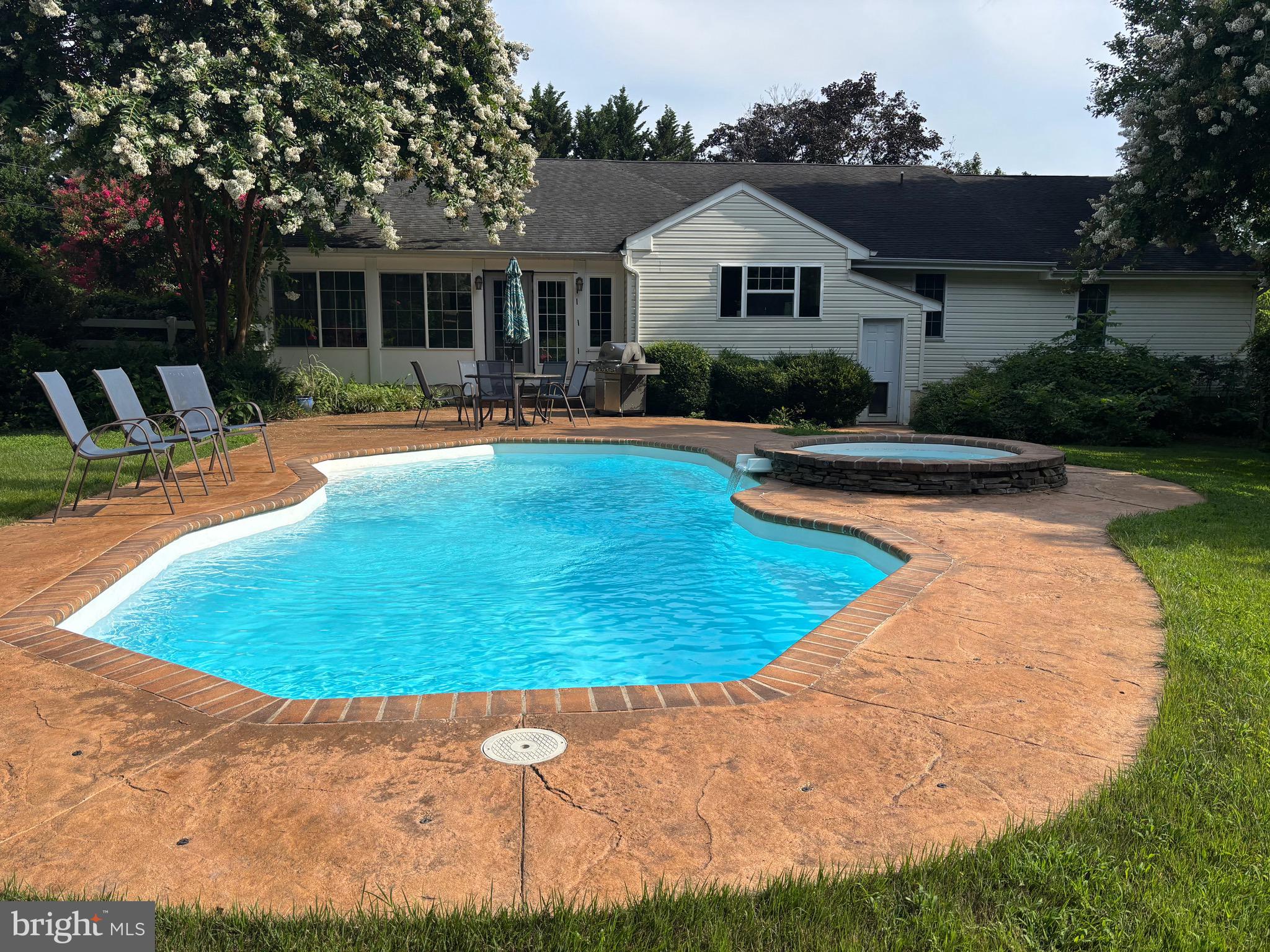 355-m F M F Bowen Road Huntingtown, MD 20639 - Photo 46 of 47 a view of outdoor space yard swimming pool and patio