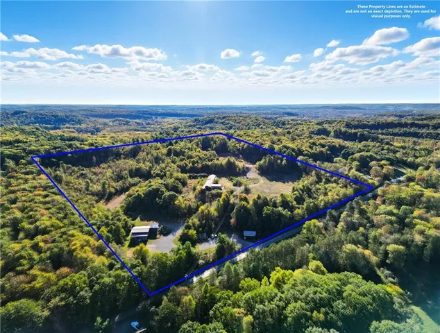 a view of a city with an ocean