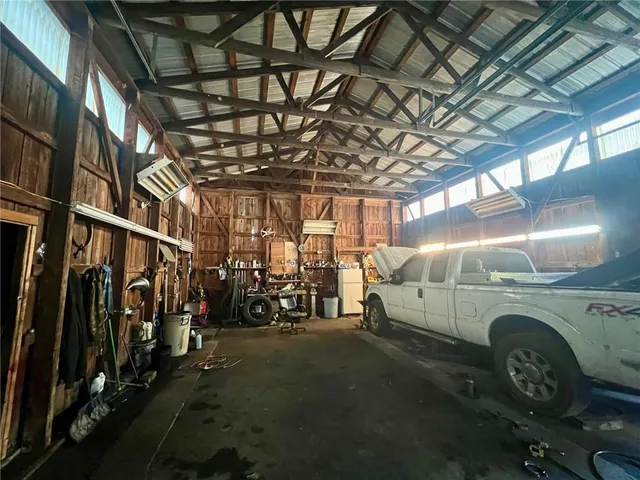 a view of car garage