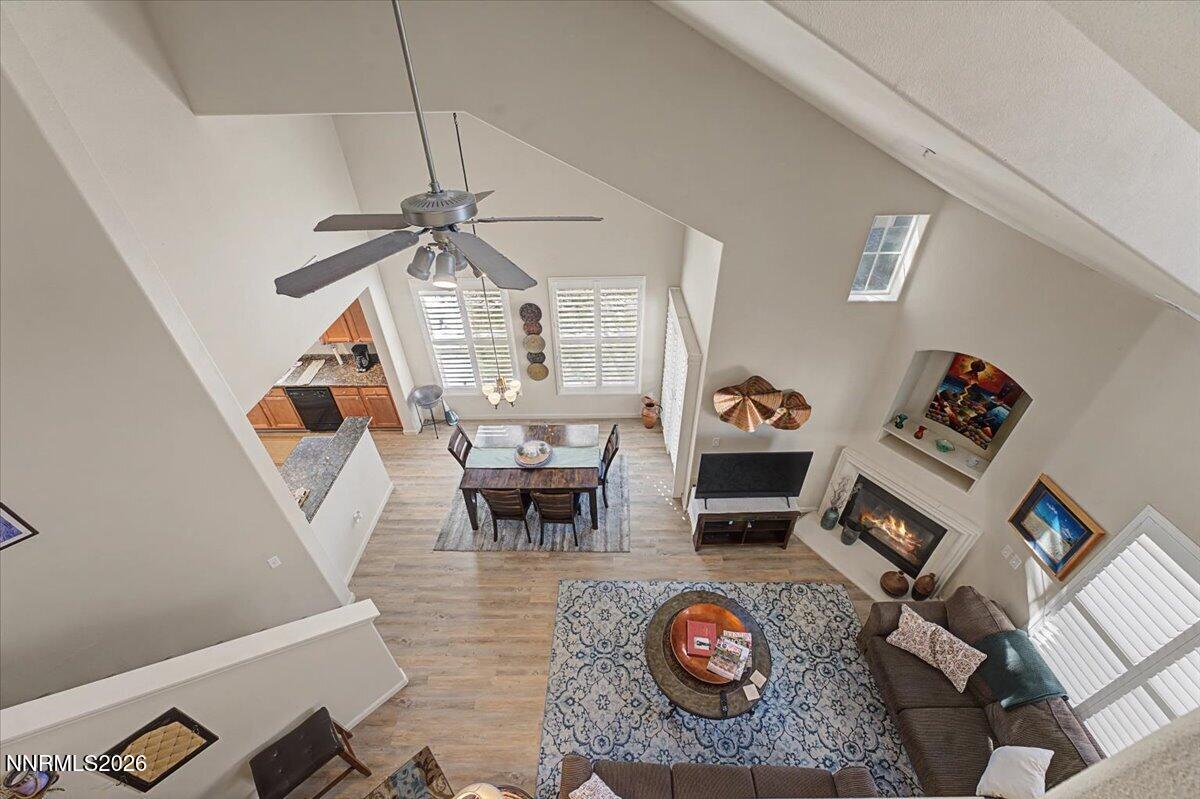 17000 Wedge Parkway, Unit 2625 Reno, NV 89511 - Photo 2 of 42 a living room with furniture and a fireplace
