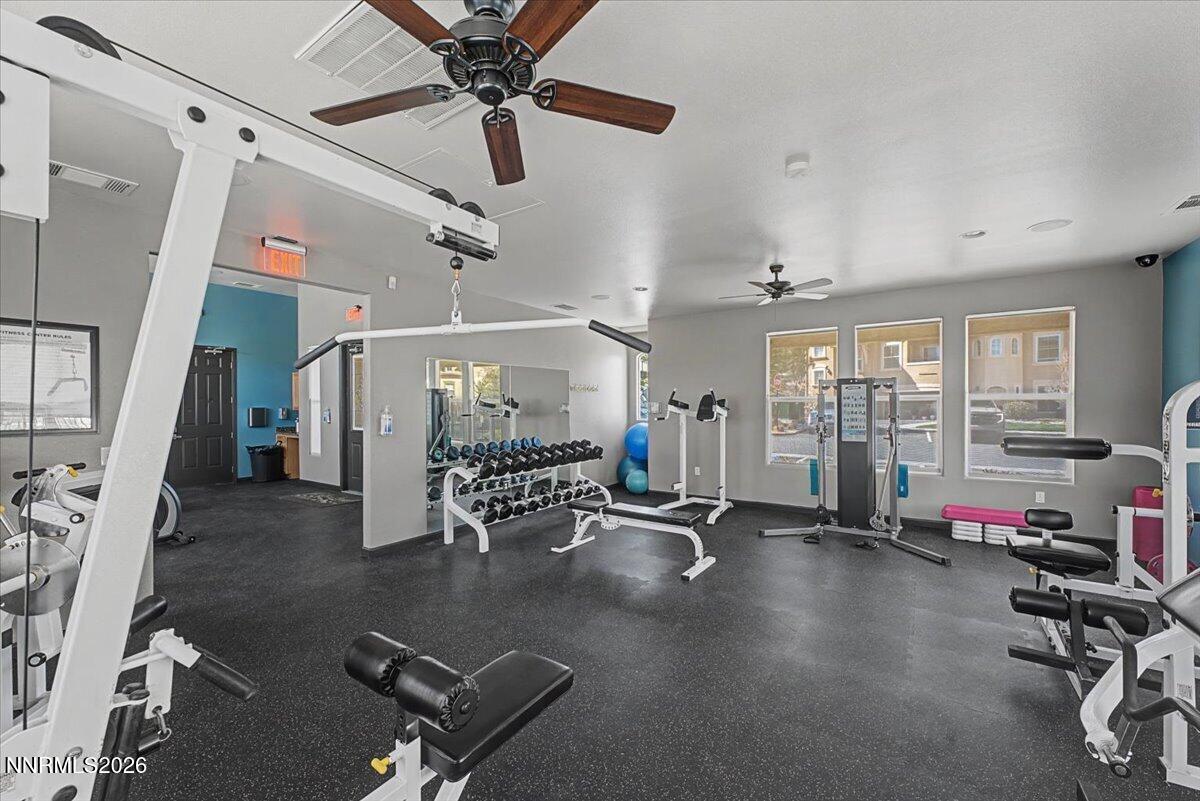 17000 Wedge Parkway, Unit 2625 Reno, NV 89511 - Photo 41 of 42 a view of a room with gym equipment