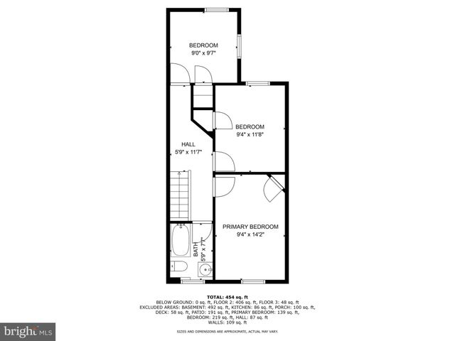 a picture of a bench in front of a door