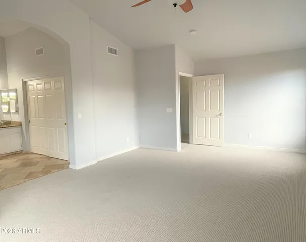 a view of empty room