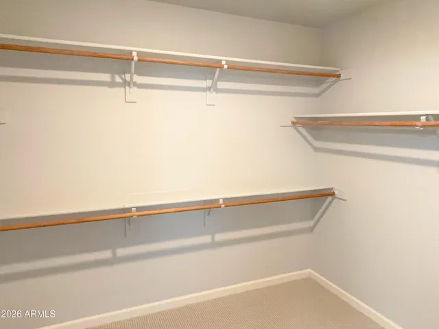 a close up view of racks on the wall