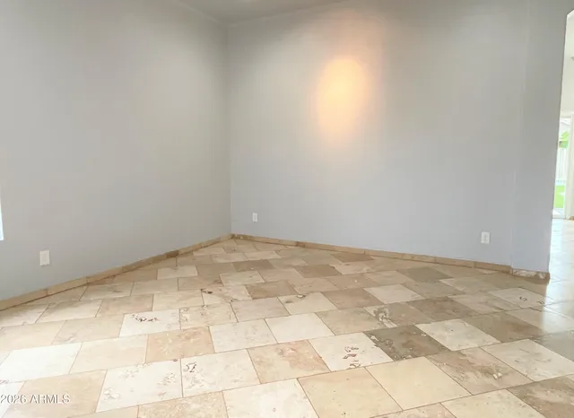 a view of empty room