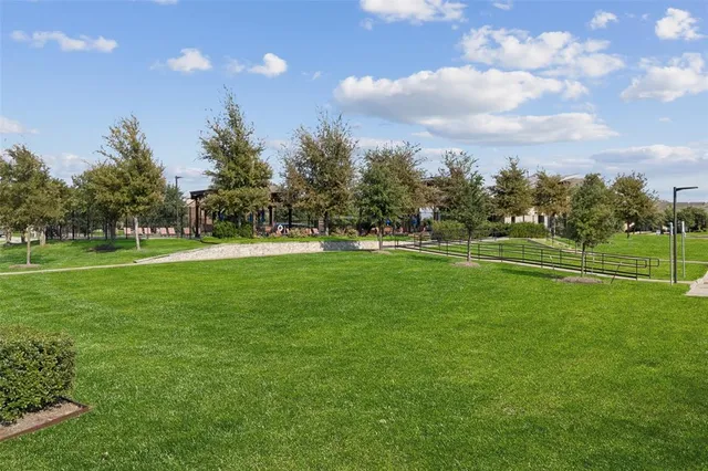 a view of a golf course