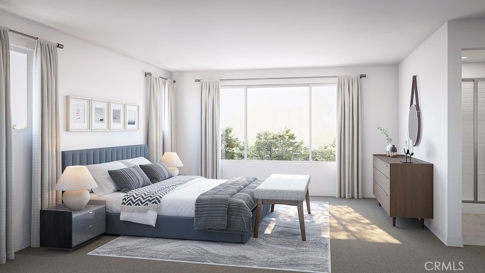 33436 Rusty Court French Valley, CA 92596 - Photo 4 of 14 a bedroom with a bed and a large window