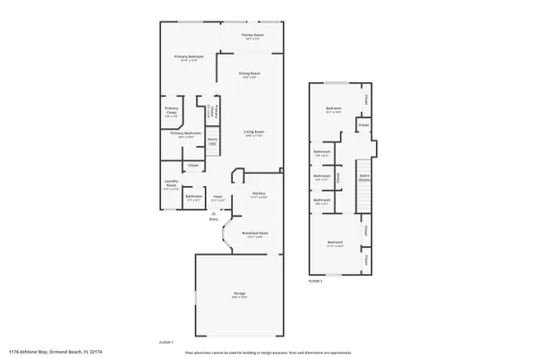 $325,000 | 1176 Athlone Way, Ormond Beach, FL 32174