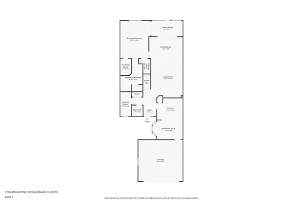 $325,000 | 1176 Athlone Way, Ormond Beach, FL 32174