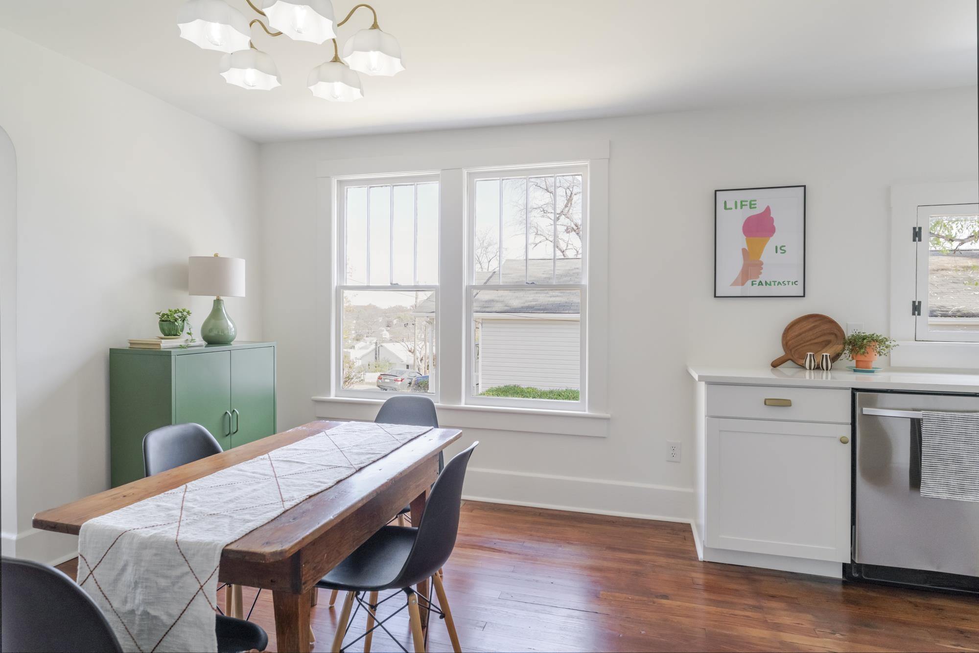 2216 Noon Street Staunton, VA 24401 - Photo 9 of 26 a view of a dining room with furniture window and wooden floor