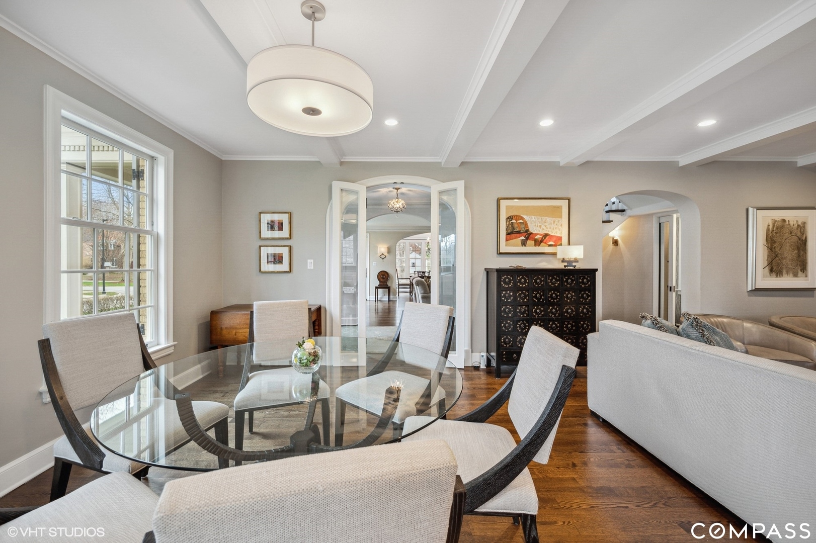 460 Berkeley Avenue Winnetka, IL 60093 - Photo 16 of 45 a living room with furniture and a fireplace