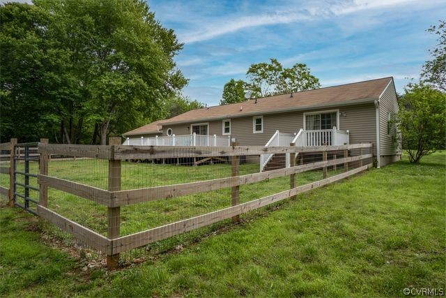 4325 Worsham Road Powhatan, VA 23139 - Photo 30 of 42 Fenced in back yard.