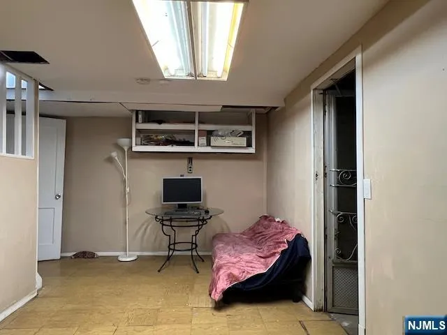 a playroom with natural light