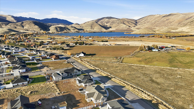 534 East Fish Hatchery Road Mantua, UT 84324 - Photo 82 of 87 Aerial view of property's location featuring a water and mountain view and nearby suburban area