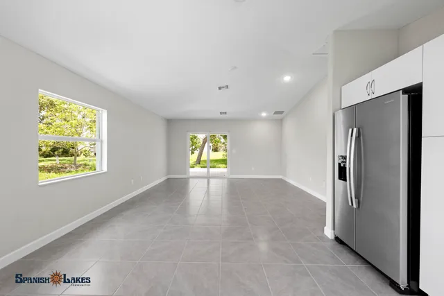 a view of empty room with a window