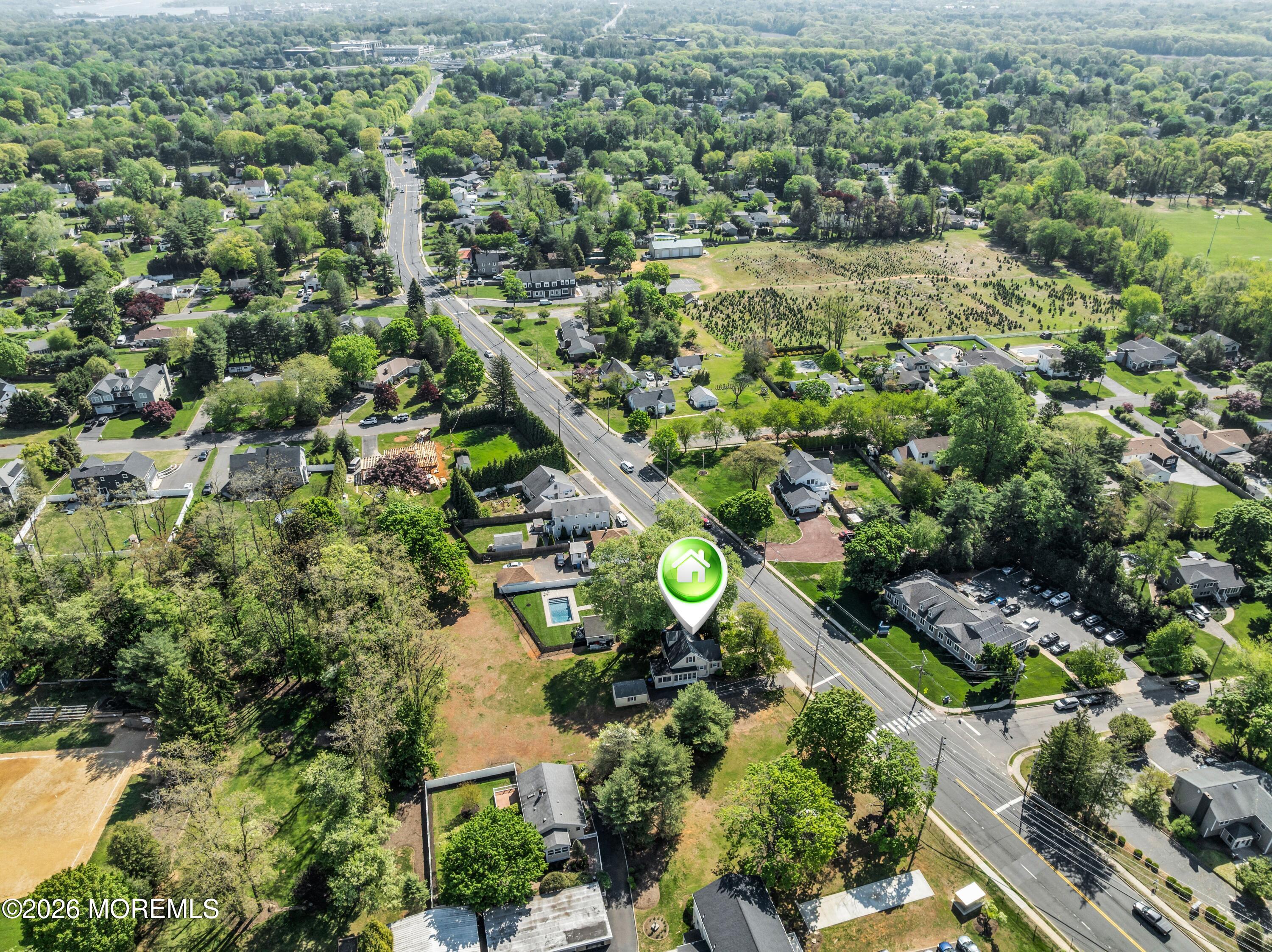 540 Newman Springs Road Lincroft, NJ 07738 - Photo 30 of 49 Aerial 2